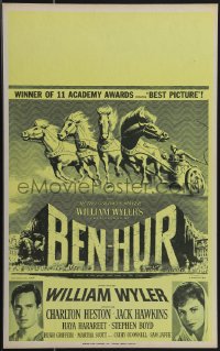 4p0082 BEN-HUR Benton WC R1970s Charlton Heston, William Wyler classic religious epic!