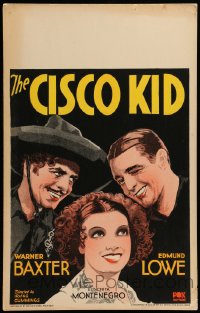 4p0088 CISCO KID WC 1931 O. Henry, great art of Warner Baxter, Edmund Lowe & Montenegro, ultra rare!
