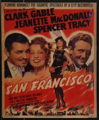 4p0104 SAN FRANCISCO WC R1948 Clark Gable, sexy Jeanette MacDonald, Spencer Tracy