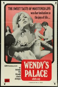 4p0970 WENDY'S PALACE 1sh 1970s sweet moistened lips was her invitation to the joys of life!