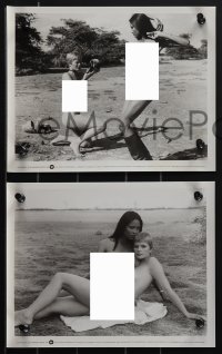4p1050 BLACK EMANUELLE 32 8x10 stills 1975 Bitto Albertini's Emanuelle Nera, super sexy Laura Gemser!