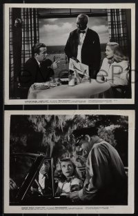 4p1093 DEAD RECKONING 8 8x10 stills 1947 great images of Humphrey Bogart, sexy Lizabeth Scott!