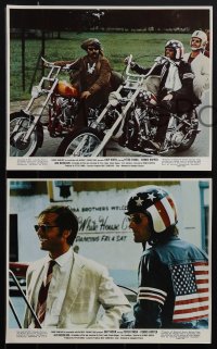 4p1094 EASY RIDER 8 color 8x10 stills 1969 Peter Fonda, Dennis Hopper & Jack Nicholson!
