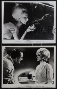 4p1103 QUEEN OF BLOOD 8 8x10 stills 1966 Dennis Hopper in one, Rathbone, Marly as female monster!