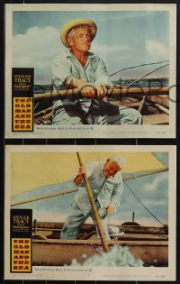 4p0586 OLD MAN & THE SEA 8 LCs 1958 great images of Spencer Tracy in Hemingway's classic!