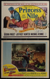 4p0587 PRINCESS OF THE NILE 8 LCs 1954 Debra Paget, Jeffrey Hunter, Michael Rennie, Dona Drake!