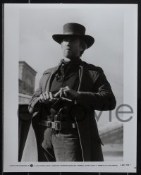 4p0194 PALE RIDER presskit w/ 14 stills 1985 great images of tough cowboy/director Clint Eastwood!