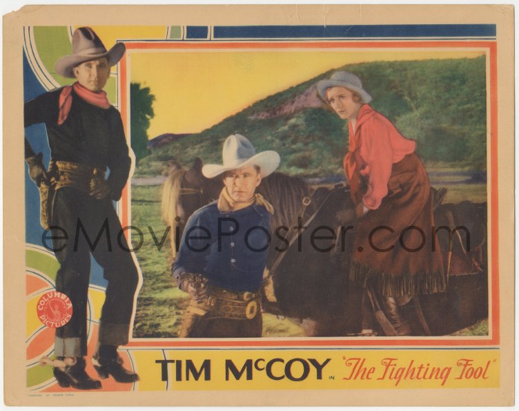 eMoviePoster.com: 4p0476 FIGHTING FOOL LC 1932 sheriff Tim McCoy with ...
