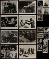 4s0917 LOT OF 13 REPRO PHOTOS FROM CLASSIC HORROR MOVIES 1980s monsters & special effects scenes!