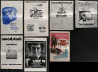 4s0479 LOT OF 7 UNCUT PRESSBOOKS 1950s-1980s great advertising for a variety of different movies!