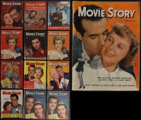 4s0407 LOT OF 13 MOVIE STORY MOVIE MAGAZINES 1940s-1950s filled with great images & information!