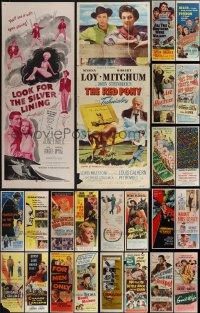 4s0610 LOT OF 24 FORMERLY FOLDED INSERTS 1940s-1970s great images from a variety of movies!
