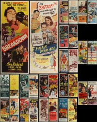 4s0604 LOT OF 30 FORMERLY FOLDED INSERTS 1940s-1950s great images from a variety of movies!