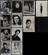 4s0816 LOT OF 11 SEXY ACTRESSES 8X10 STILLS 1950s-1960s great portraits of beautiful women!