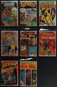 4s0182 LOT OF 8 DC COMIC BOOKS WITH $.12 COVER PRICE 1960s Justice League, Superboy, Lois Lane!