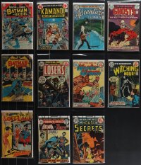 4s0167 LOT OF 11 DC COMIC BOOKS WITH $.15 & $.20 COVER PRICE 1960s-1970s Batman, Kamandi, Ghosts!