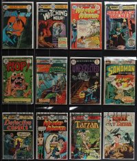 4s0166 LOT OF 12 DC COMIC BOOKS WITH $.25 COVER PRICE 1970s Batman, Sherlock Holmes & more!