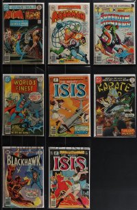 4s0181 LOT OF 8 DC COMIC BOOKS WITH $.30 COVER PRICE 1970s Batman, World's Finest, Karate Kid!