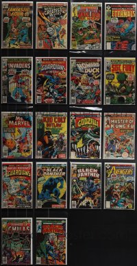 4s0158 LOT OF 18 MARVEL COMIC BOOKS WITH $.30 COVER PRICE 1970s Fantastic Four, Godzilla & more!