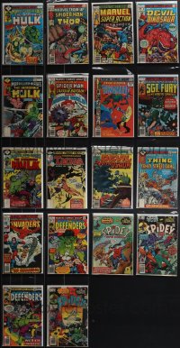 4s0157 LOT OF 18 MARVEL COMIC BOOKS WITH $.35 & $.50 COVER PRICE 1970s Hulk, Tarzan, Spidey & more!