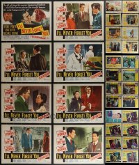 4s0345 LOT OF 40 1950s-1960s LOBBY CARDS 1950s-1960s complete sets from five different movies!