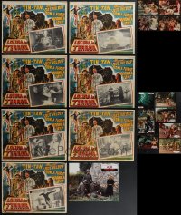 4s0356 LOT OF 28 NON-US LOBBY CARDS 1960s-1980s incomplete sets from a variety of different movies!