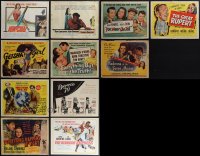 4s0375 LOT OF 11 TITLE CARDS 1930s-1960s great images from a variety of different movies!