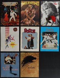 4s0460 LOT OF 8 SOUVENIR PROGRAM BOOKS 1970s-1980s great images & info from a variety of movies!