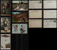 4s0882 LOT OF 6 BLACK AFRICAN AMERICAN POSTCARDS 1910s-1930s artwork for Thanksgiving & more!