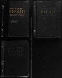 4s0545 LOT OF 3 MOTION PICTURE HERALD PRODUCT DIGEST EXHIBITOR MAGAZINE BOUND VOLUMES 1947-1949