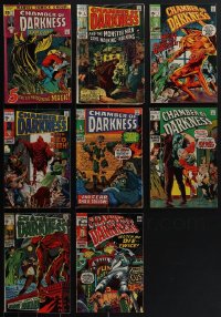 4s0184 LOT OF 8 CHAMBERS OF DARKNESS COMIC BOOKS 1970s cool Marvel Comics horror stories!