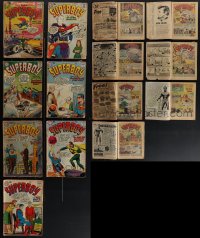 4s0186 LOT OF 7 SUPERBOY COMIC BOOKS 1950s cool DC Comics superhero stories!