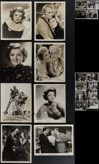 4s0786 LOT OF 20 MYRNA LOY 8X10 STILLS 1930s-1970s great portraits & scenes from her movies!