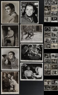 4s0758 LOT OF 36 AUDIE MURPHY 8X10 STILLS 1940s-1960s great portraits & scenes from his movies!