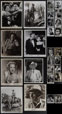 4s0753 LOT OF 42 1940S-60S 8X10 STILLS 1940s-1960s scenes & portraits from a variety of movies!