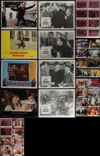 4s0340 LOT OF 42 LOBBY CARDS 1950s-1970s mostly incomplete sets from several different movies!