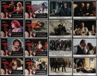 4s0360 LOT OF 24 1970s-1990s LOBBY CARDS 1970s-1990s complete sets from three different movies!