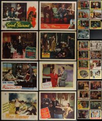 4s0355 LOT OF 31 1940S-50S LOBBY CARDS 1940s-1950s great scenes from a variety of movies!