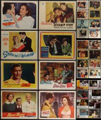 4s0354 LOT OF 32 1945-82 PORTRAIT LOBBY CARDS 1945-1982 great scenes from a variety of movies!