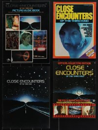 4s0595 LOT OF 4 CLOSE ENCOUNTERS OF THE THIRD KIND ITEMS 1977 Steven Spielberg sci-fi classic!