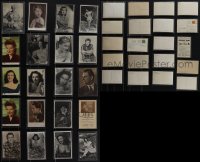 4s0879 LOT OF 20 MOSTLY NON-US POSTCARDS 1940s-1960s great portraits of top stars of the time!
