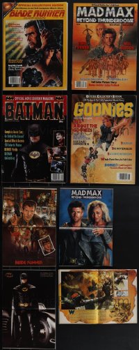 4s0442 LOT OF 4 COLLECTOR'S EDITION MOVIE MAGAZINES 1980s filled with great images & information!