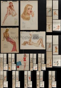 4s0596 LOT OF 4 ALBERTO VARGAS ESCQUIRE 1940S CALENDARS 1942-1948 great art of sexy pin-up girls!