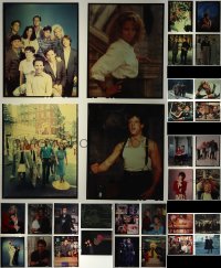 4s0848 LOT OF 42 4X5 COLOR TRANSPARENCIES MOSTLY FROM TV SHOWS 1970s-1990s portraits & scenes!