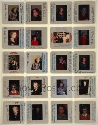 4s0858 LOT OF 20 BETTE DAVIS 35MM SLIDES 1980s great candid images much later in her career!