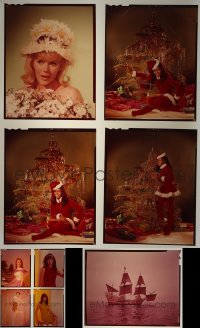 4s0849 LOT OF 13 4X5 1960S COLOR TV TRANSPARENCIES 1960s mostly beautiful women from TV shows!