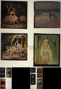 4s0851 LOT OF 11 2 1/4X2 1/4 & 2 1/4X4 1/2 COLOR TV TRANSPARENCIES 1960s sexy women from TV shows!