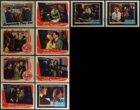 4s0379 LOT OF 10 JOHN GARFIELD LOBBY CARDS 1940s-1950s great scenes from some of his movies!