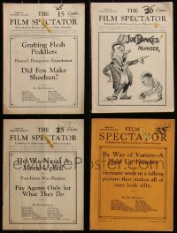 4s0441 LOT OF 4 FILM SPECTATOR MOVIE MAGAZINES 1920s-1930s filled with great images & information!