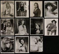 4s0818 LOT OF 11 8X10 STILLS OF SEXY ACTRESSES 1960s-1980s great portraits of beautiful women!